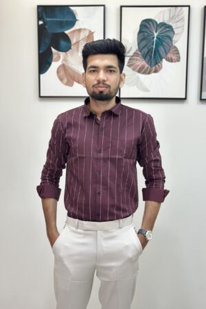 Strips Formal Shirt + Formal Pant